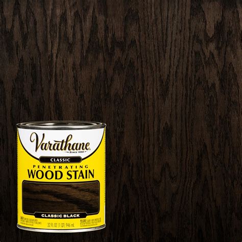 black wood stain home depot